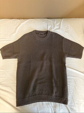Zara Knit Flow Shirt Medium